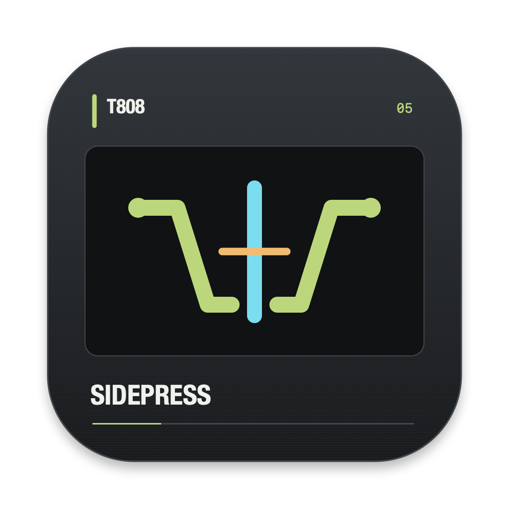 T808 SIDEPRESS — LINE 05 Mid/Side sound shaping